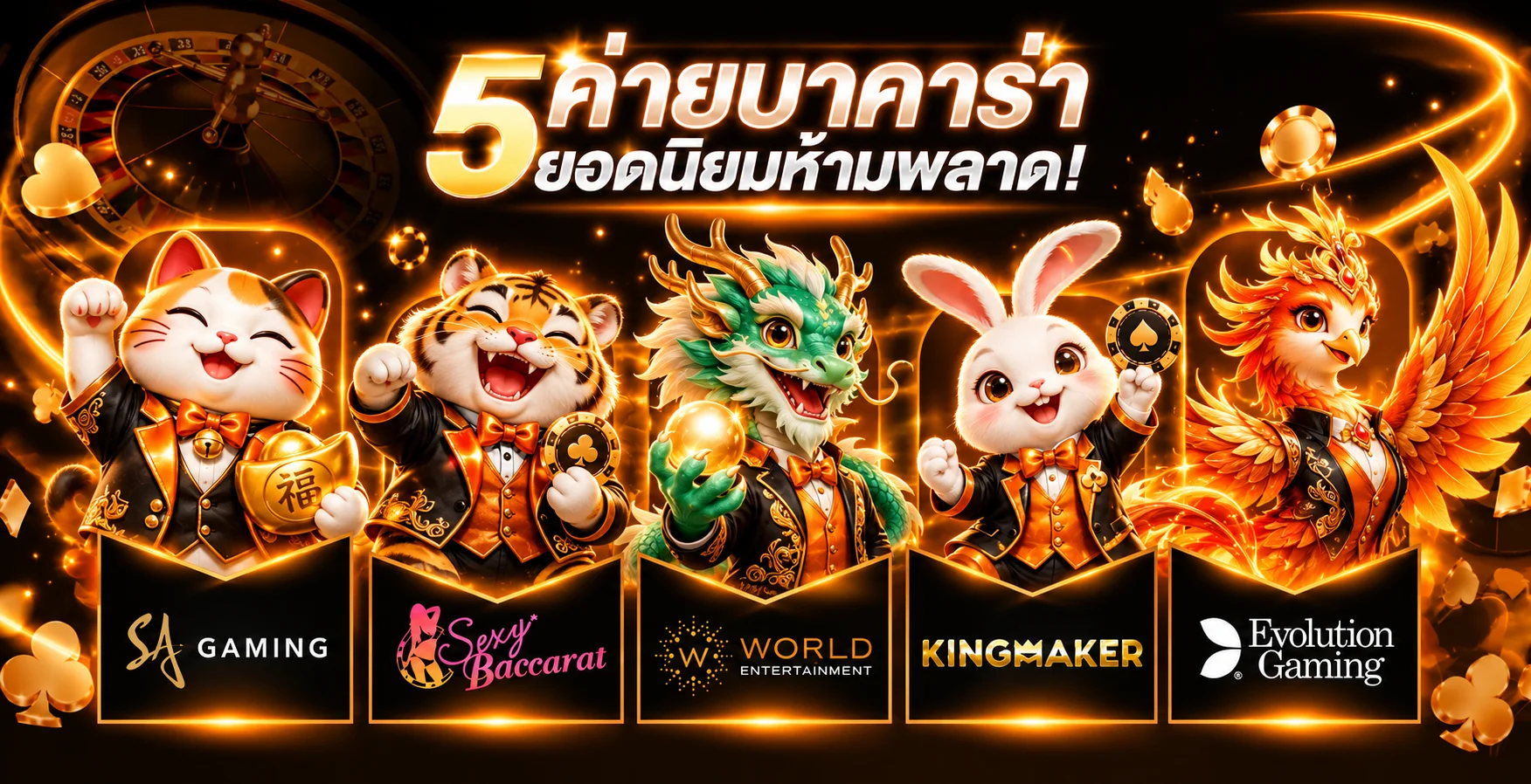 ค่ายคาสิโนออนไลน์ยอดนิยมบน GGWIN78